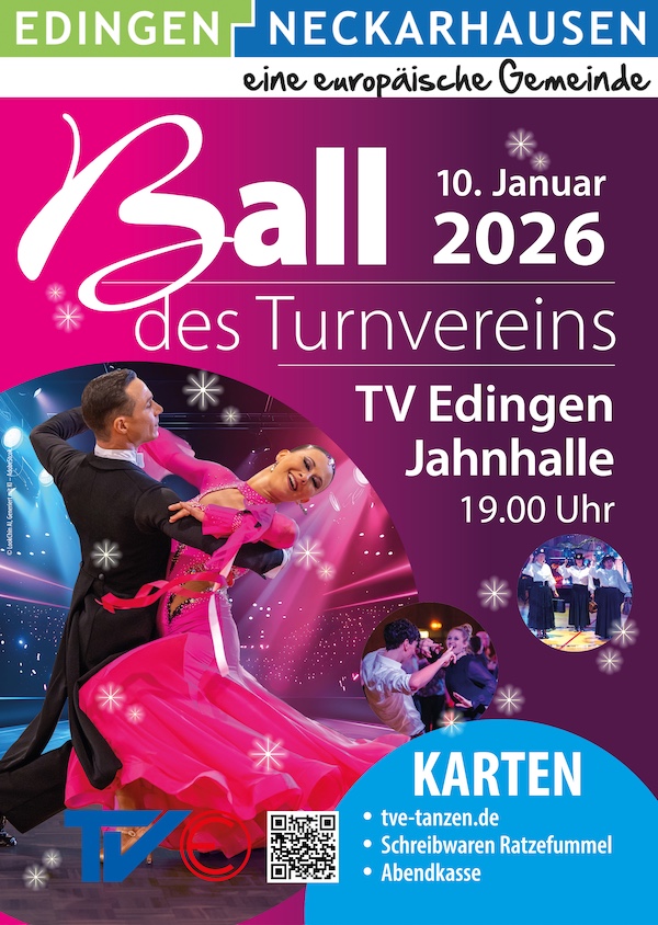Plakat zum Ball des Turnvereins